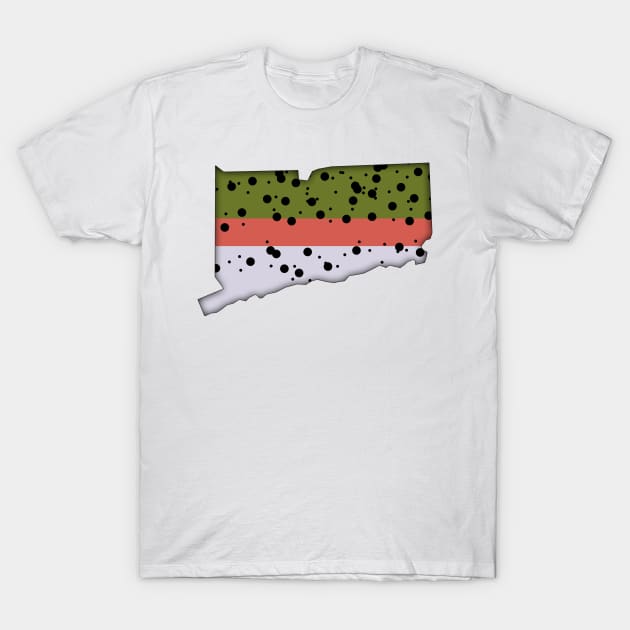 Connecticut Trout T-Shirt by somekindofguru